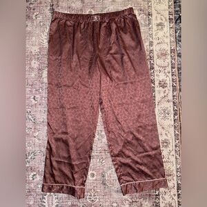 Victoria's Secret Brown Bling Pajama Pants Size XXL New!‎